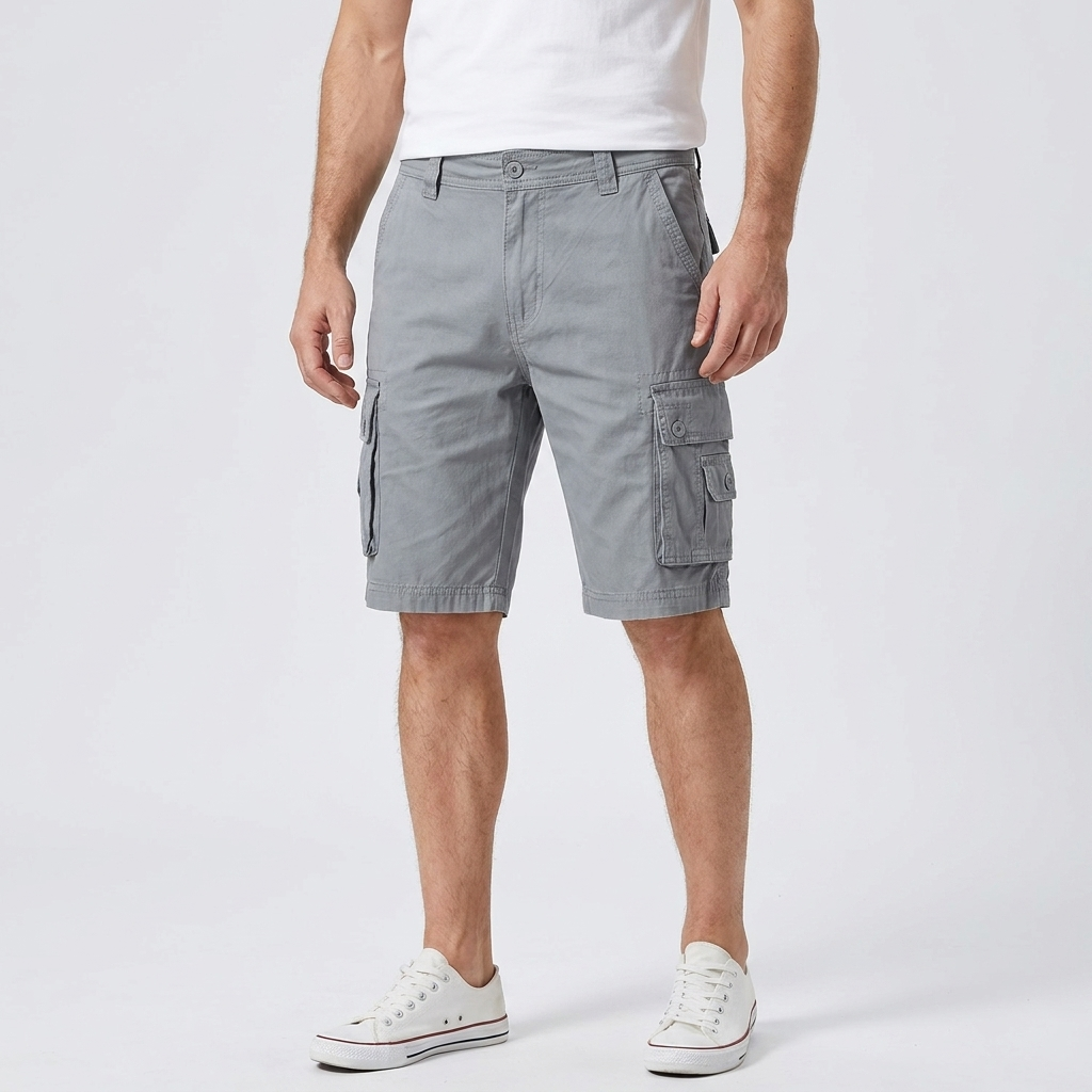 Rigby | Men's Casual Cargo Shorts with Multi-Pocket Five-Panel Design