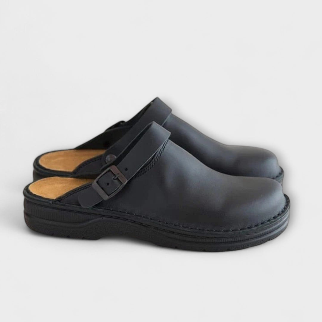 Hugo | Men’s Clogs in a Slip-On Leather Style