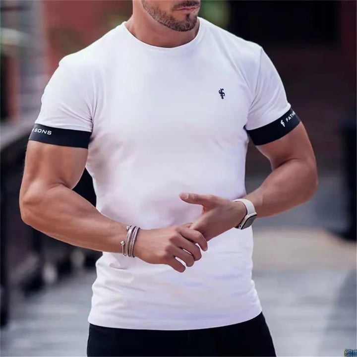 Rowan | Men’s T-Shirt with Contrast Sleeve Detail