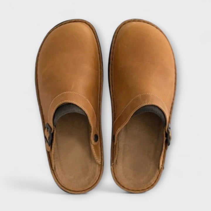 Hugo | Men’s Clogs in a Slip-On Leather Style