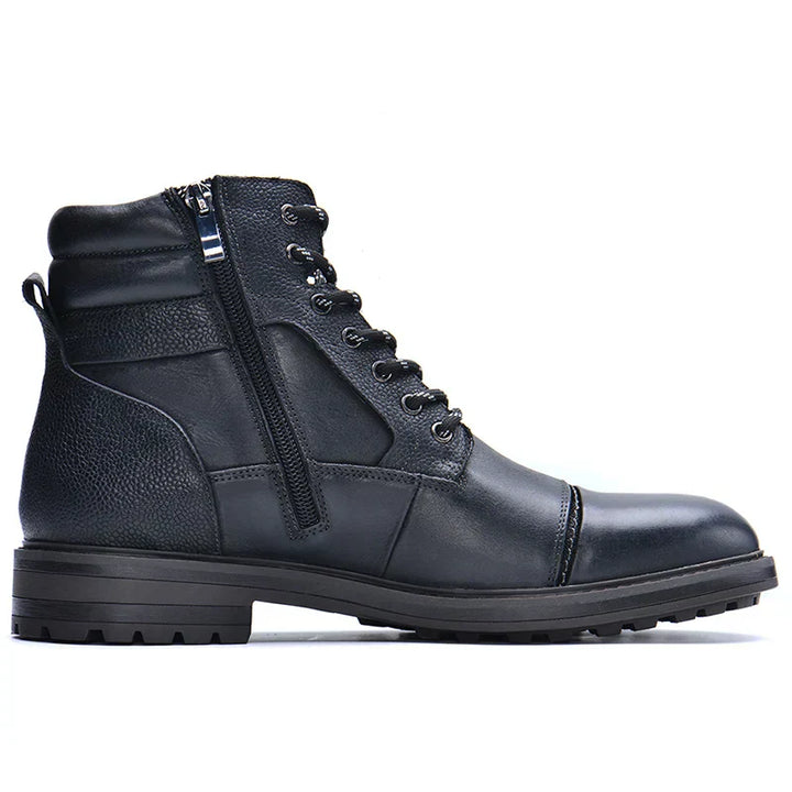 Bramwell | Men’s Leather Boots featuring Side Zip Detail