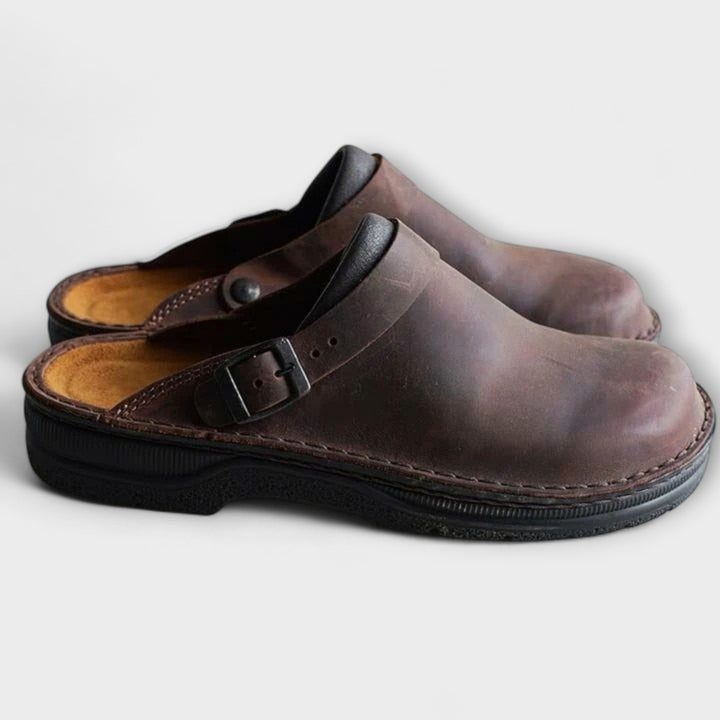 Hugo | Men’s Clogs in a Slip-On Leather Style