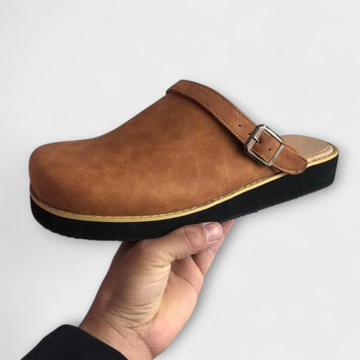 Hugo | Men’s Clogs in a Slip-On Leather Style