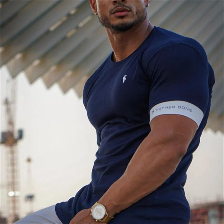 Rowan | Men’s T-Shirt with Contrast Sleeve Detail