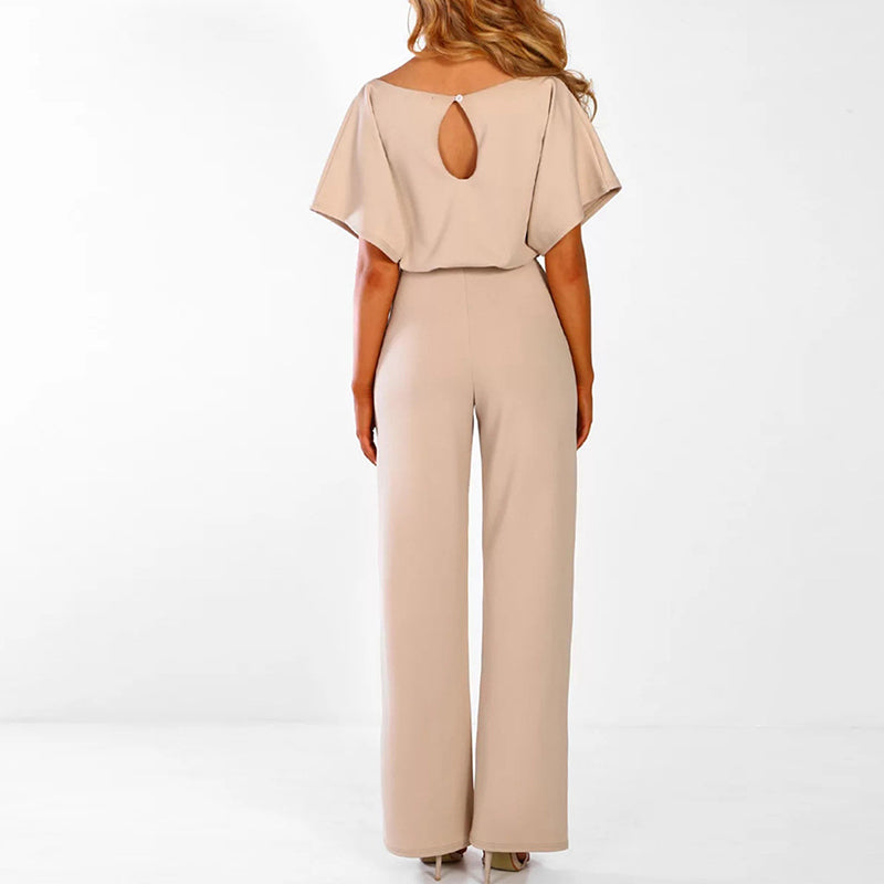 Vivienne | Women's Belted Elegant Jumpsuit for Smart Casual Occasion Wear