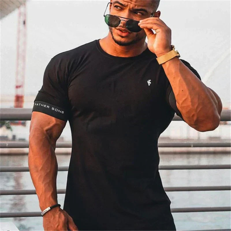 Rowan | Men’s T-Shirt with Contrast Sleeve Detail
