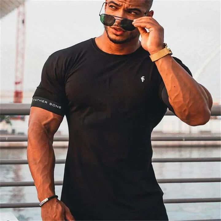 Rowan | Men’s T-Shirt with Contrast Sleeve Detail