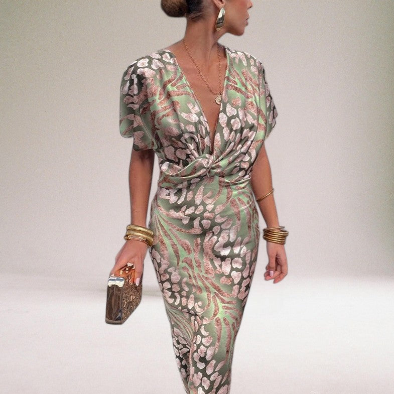 Amara | Women’s Maxi Dress with a Wrap Front