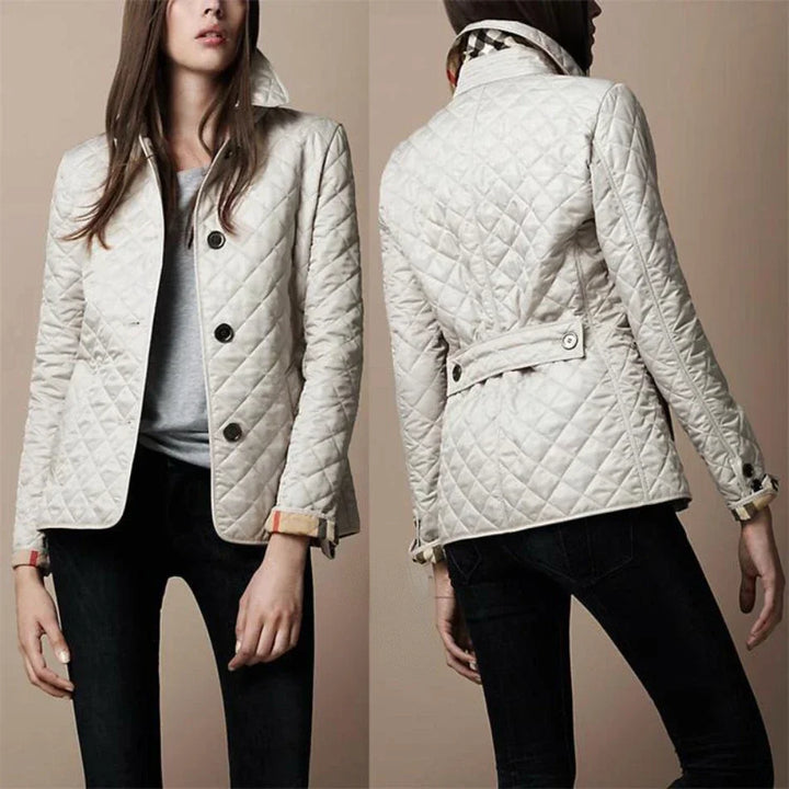 Aveline | Women’s Quilted Jacket with Button Fastening