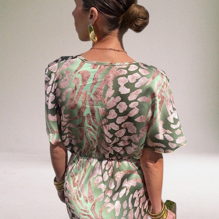 Serena | Women’s Maxi Dress in a Draped Wrap Style