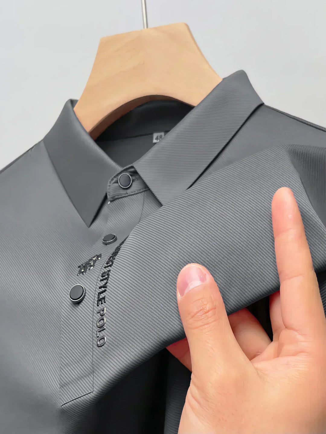Spencer | Men's Wrinkle-Free Polo Shirt for Smart Casual Spring and Summer Wear