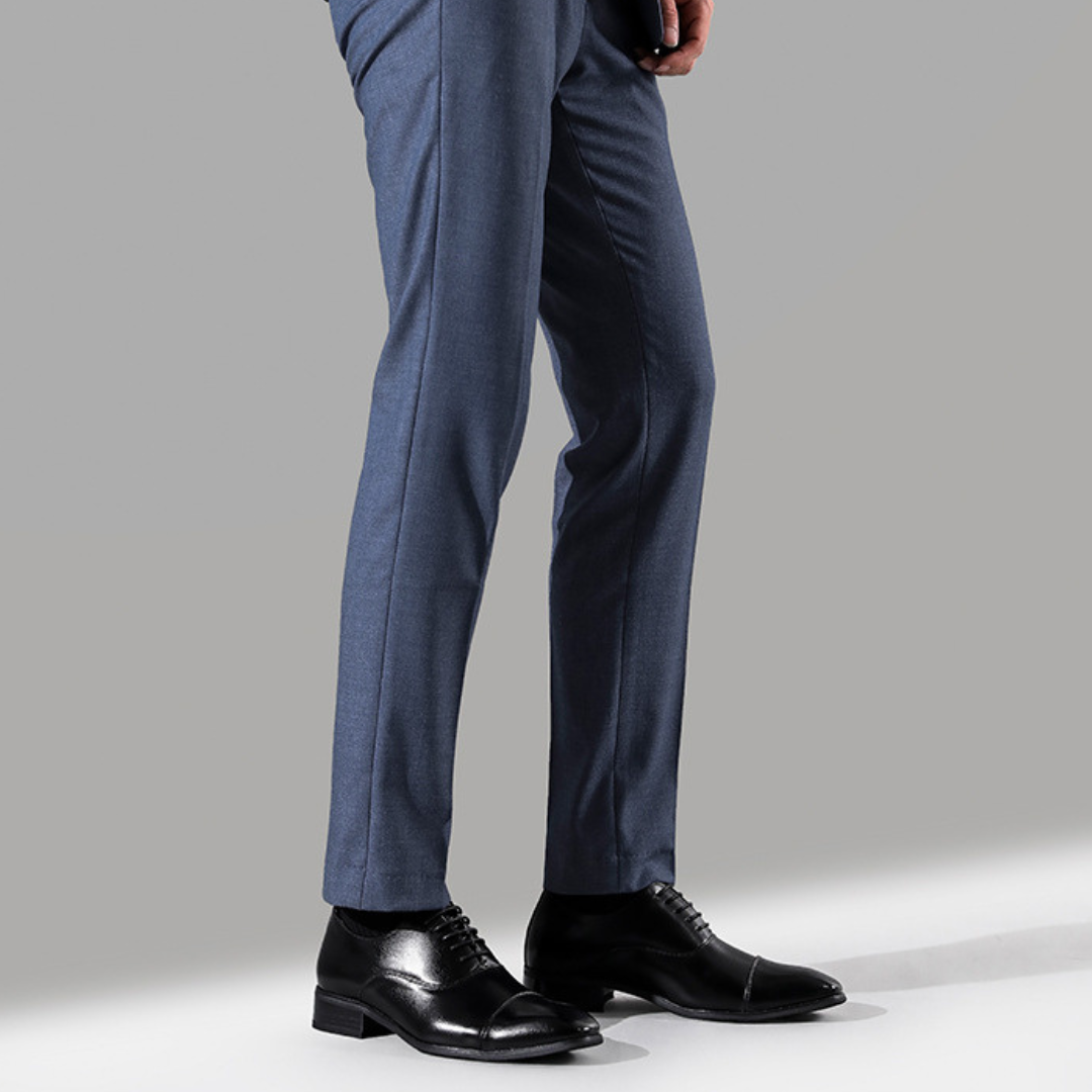 Steven | Men's Classic Leather Shoes with a Timeless Polished Finish