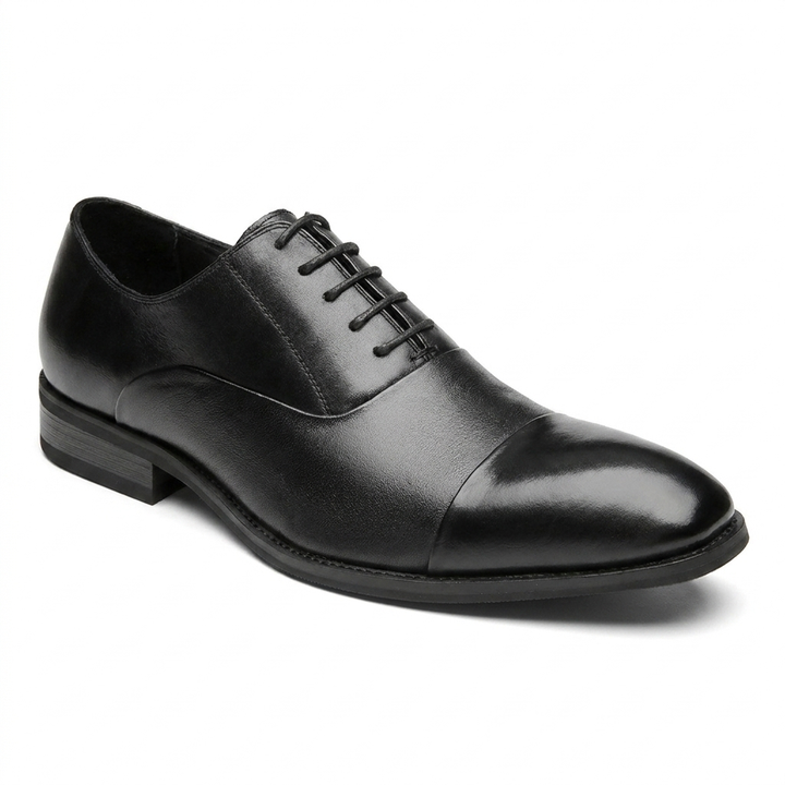 Steven | Men's Classic Leather Shoes with a Timeless Polished Finish
