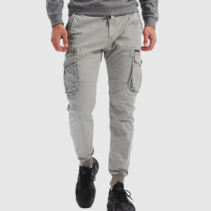Dexter | Men's Drawstring Cuffed Cargo Joggers for Casual Everyday Wear