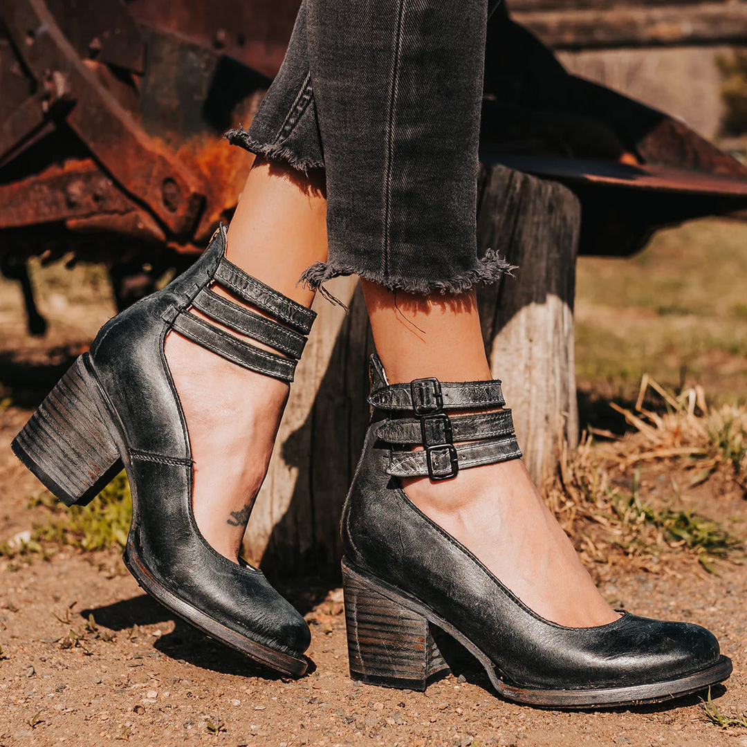 Arielle | Women’s Ankle Boots featuring Buckle Strap Detail