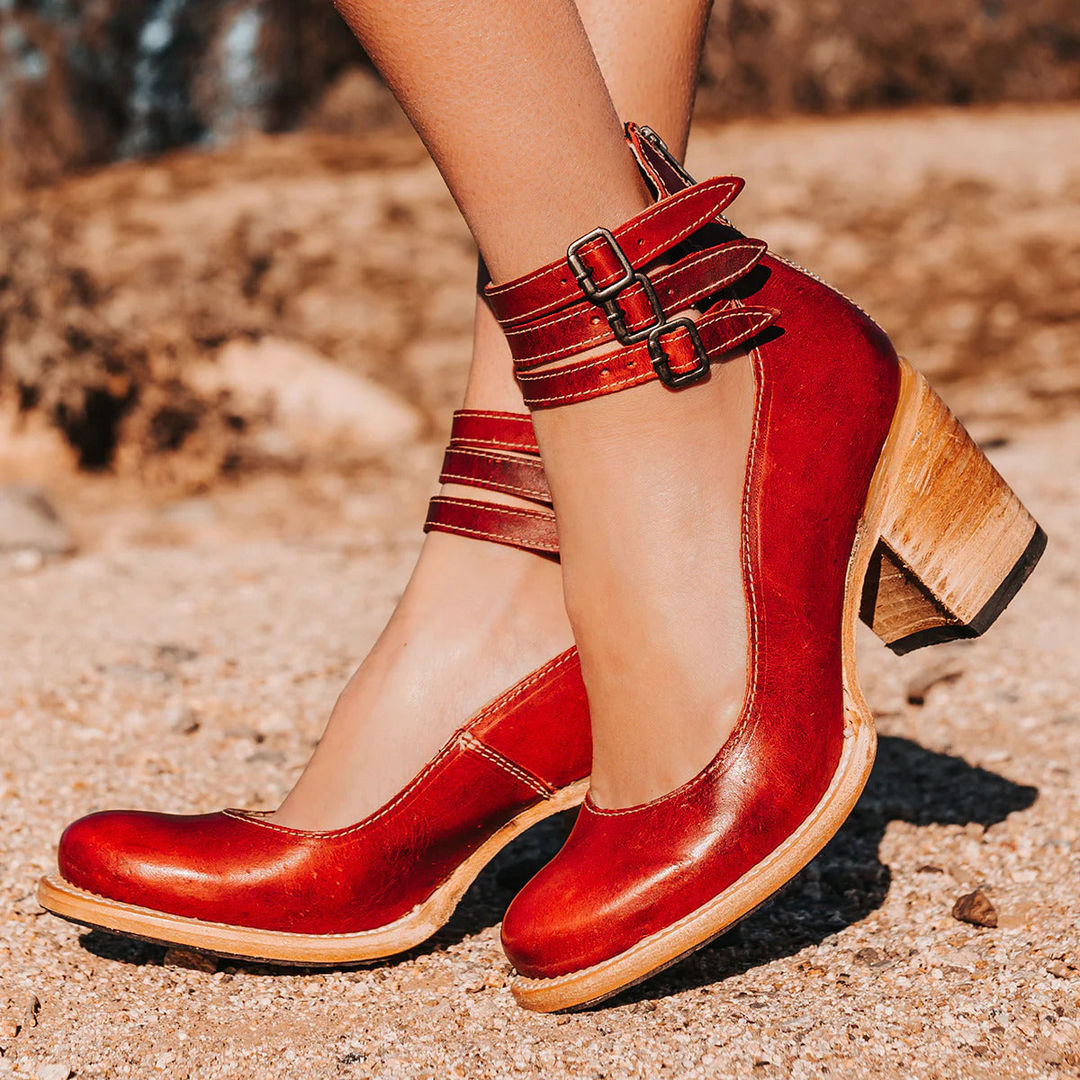 Arielle | Women’s Ankle Boots featuring Buckle Strap Detail