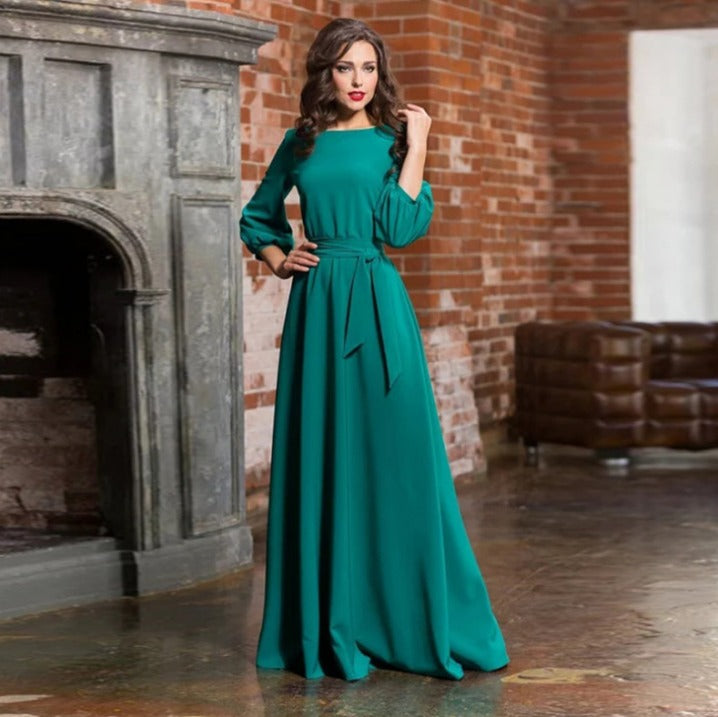Amara | Women’s Maxi Dress featuring a Tie Waist