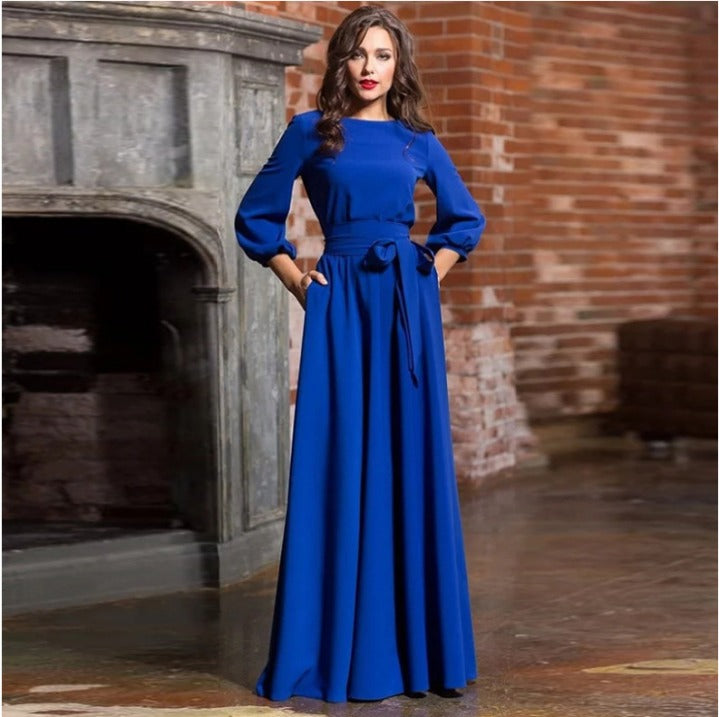 Amara | Women’s Maxi Dress featuring a Tie Waist