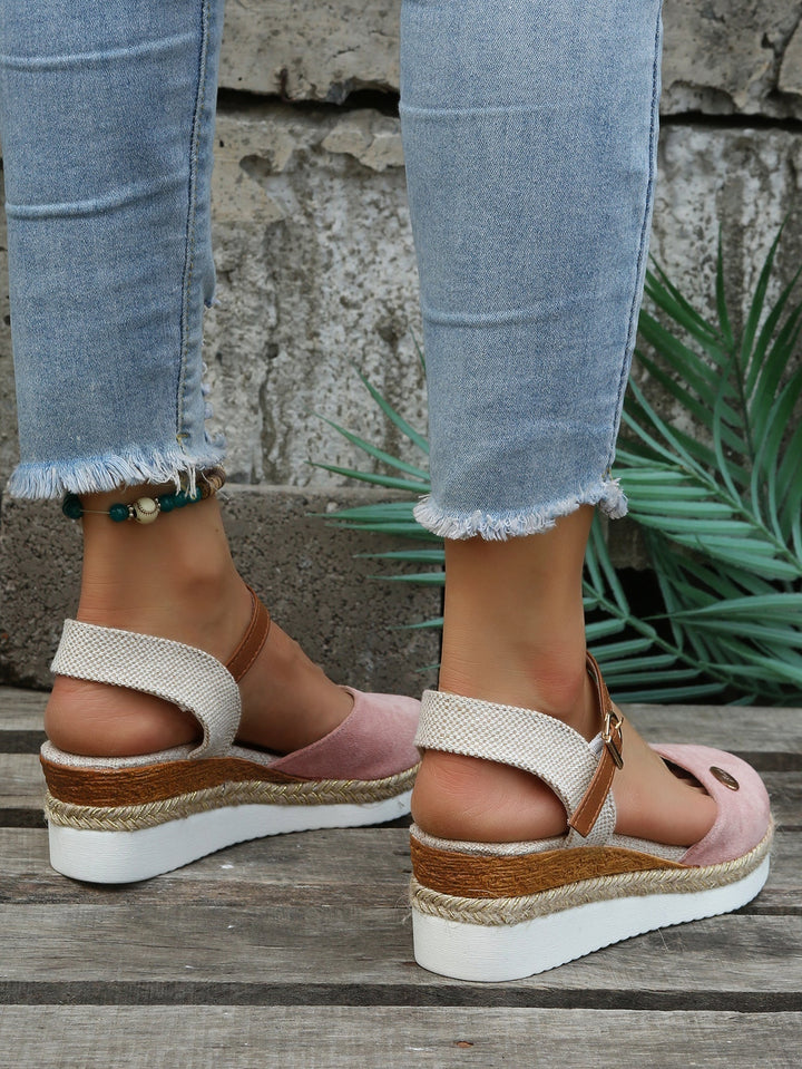 Elise | Women’s Espadrille Flats featuring an Ankle Strap