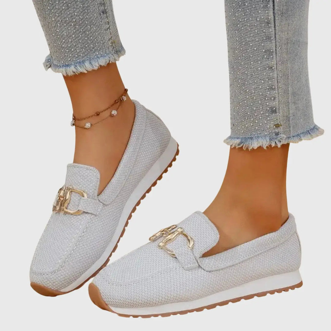 Mila | Women’s Loafers featuring Buckle Detail