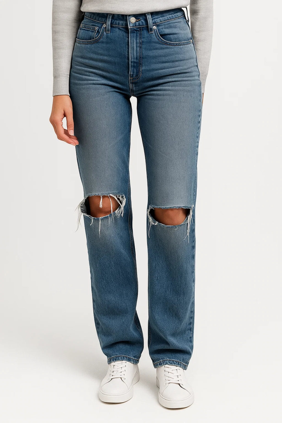 Riley | Women’s Jeans featuring Distressed Knee Detail
