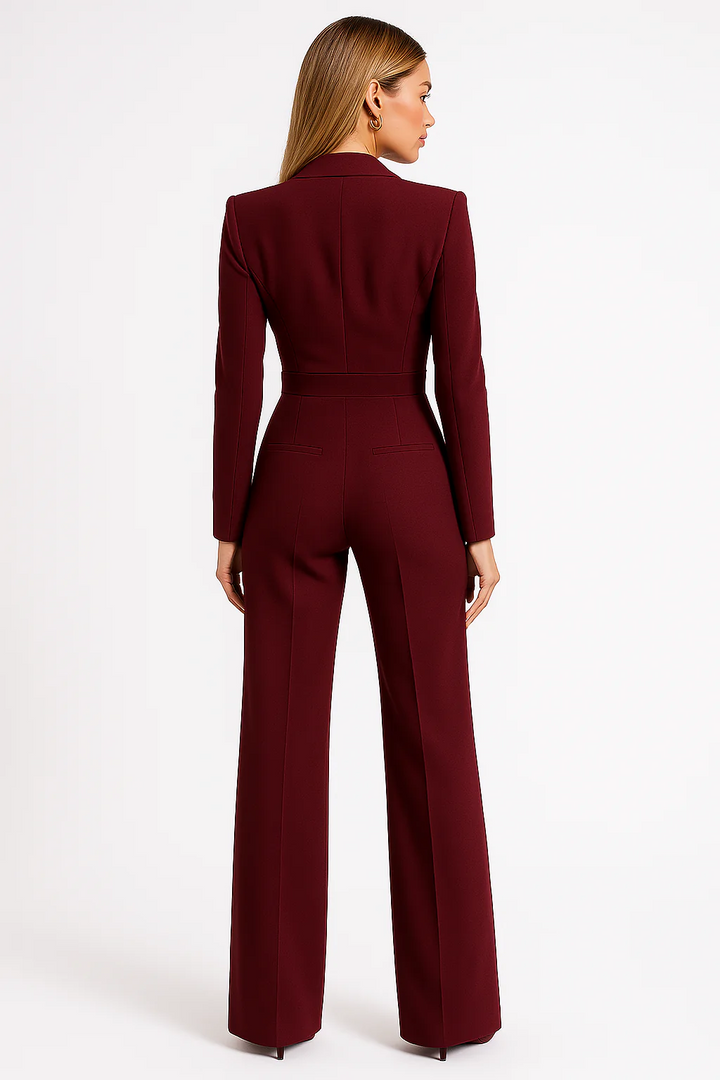 Vivienne | Women’s Jumpsuit in a Tailored Wrap Style