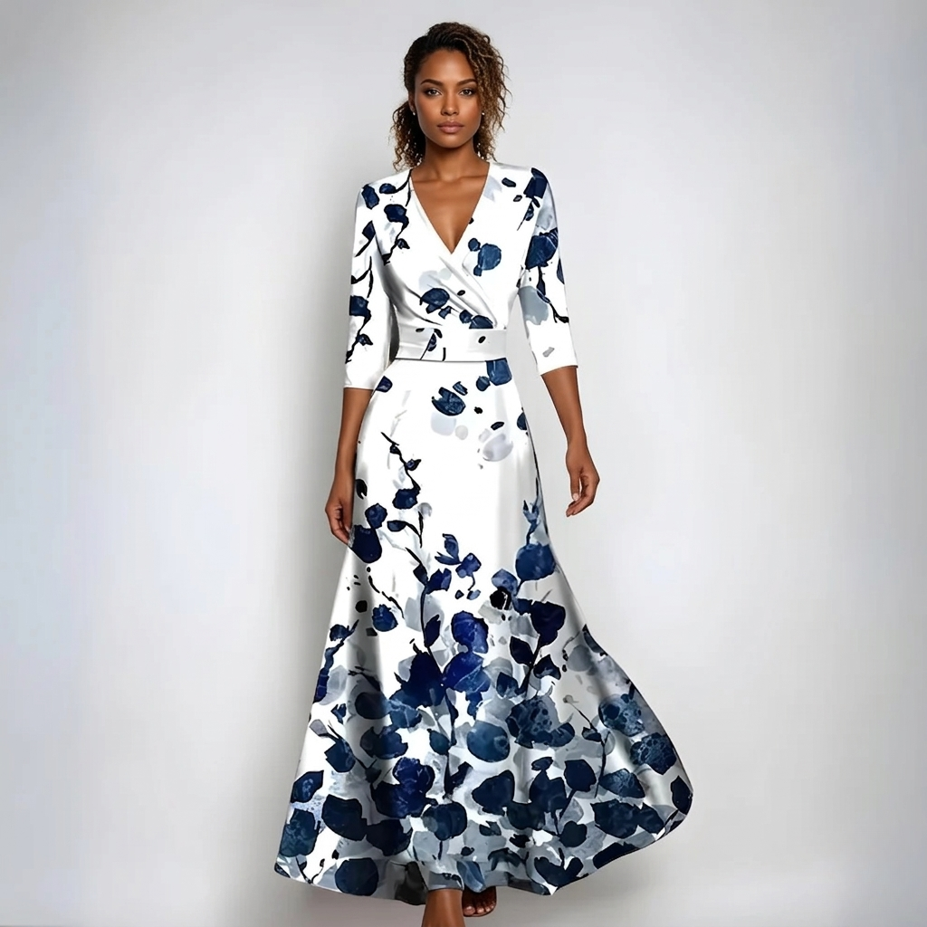 Rosalia | Women’s Maxi Dress featuring a Bold Floral Print