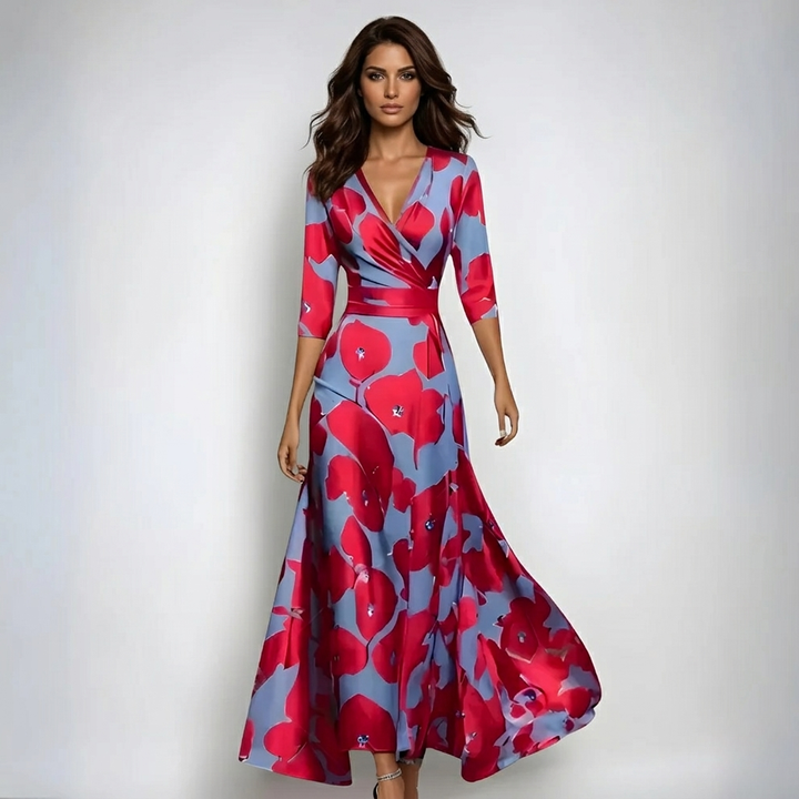 Rosalia | Women’s Maxi Dress featuring a Bold Floral Print