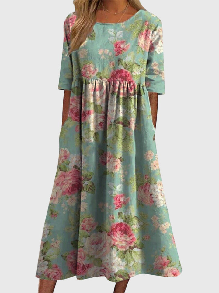 Florence | Women’s Maxi Dress in a Soft Floral Print