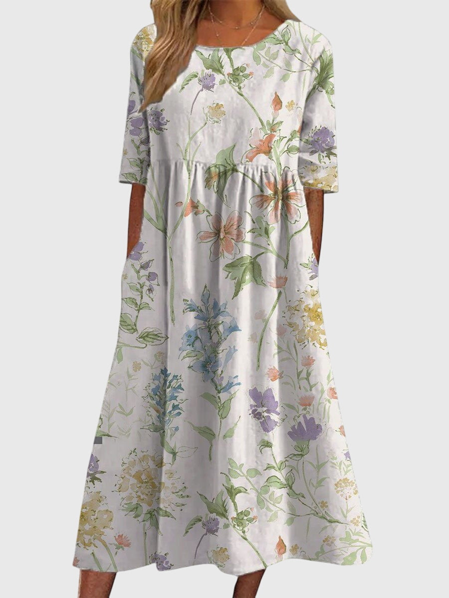 Florence | Women’s Maxi Dress in a Soft Floral Print