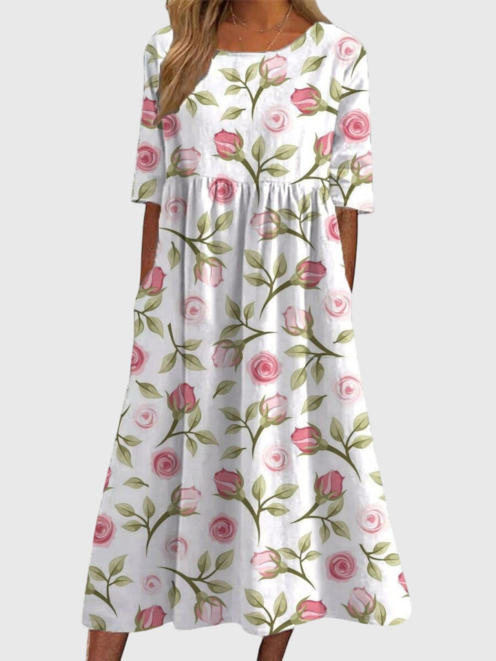 Florence | Women’s Maxi Dress in a Soft Floral Print