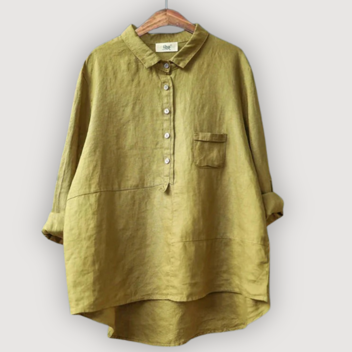 Elowen | Women’s Linen Shirt in an Easy Oversized Fit