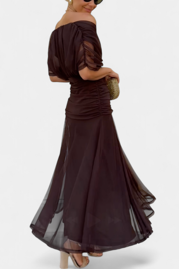 Aveline | Women’s Maxi Dress in a Soft Floral Wrap Style