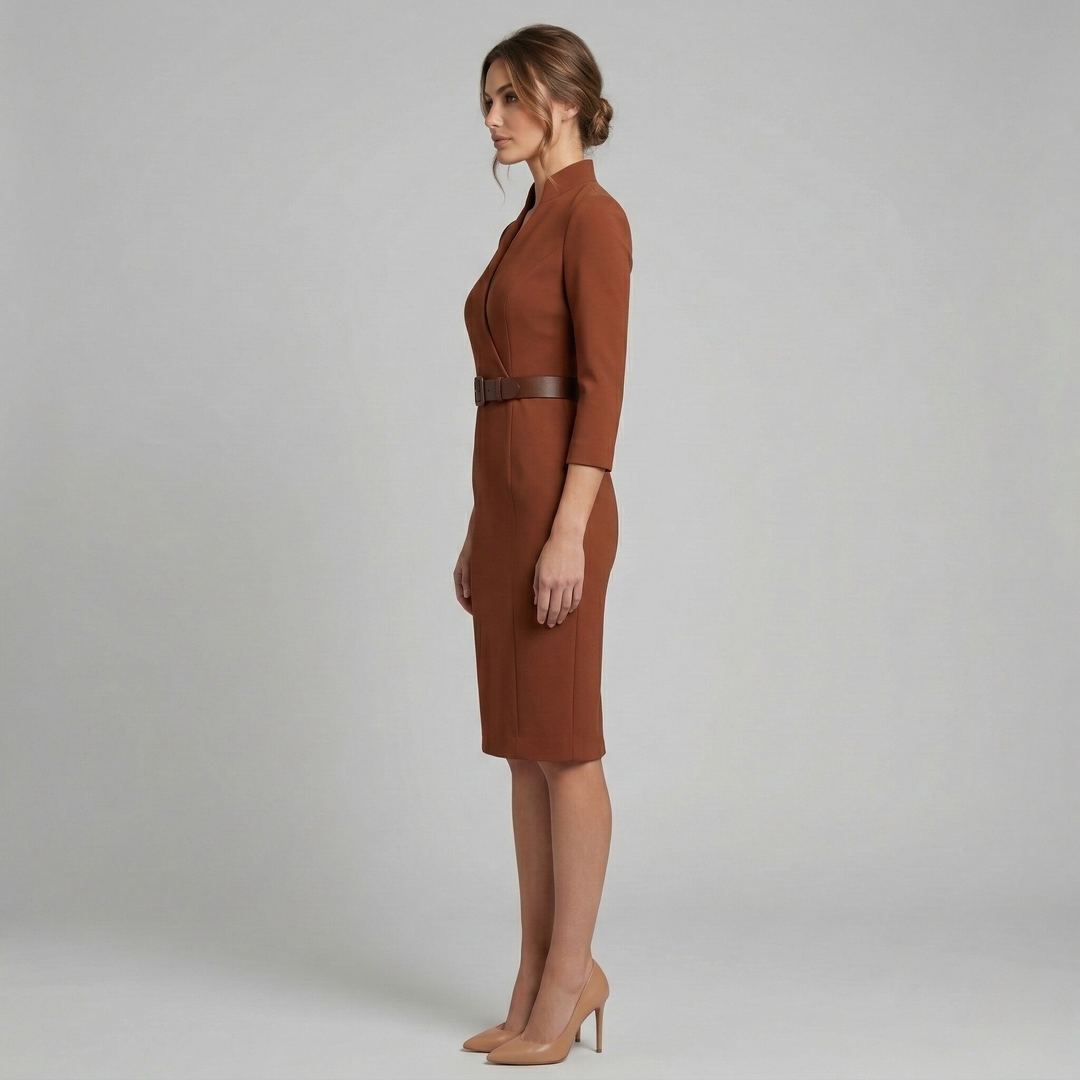 Vivienne | Women’s Blazer Dress featuring a Belted Waist