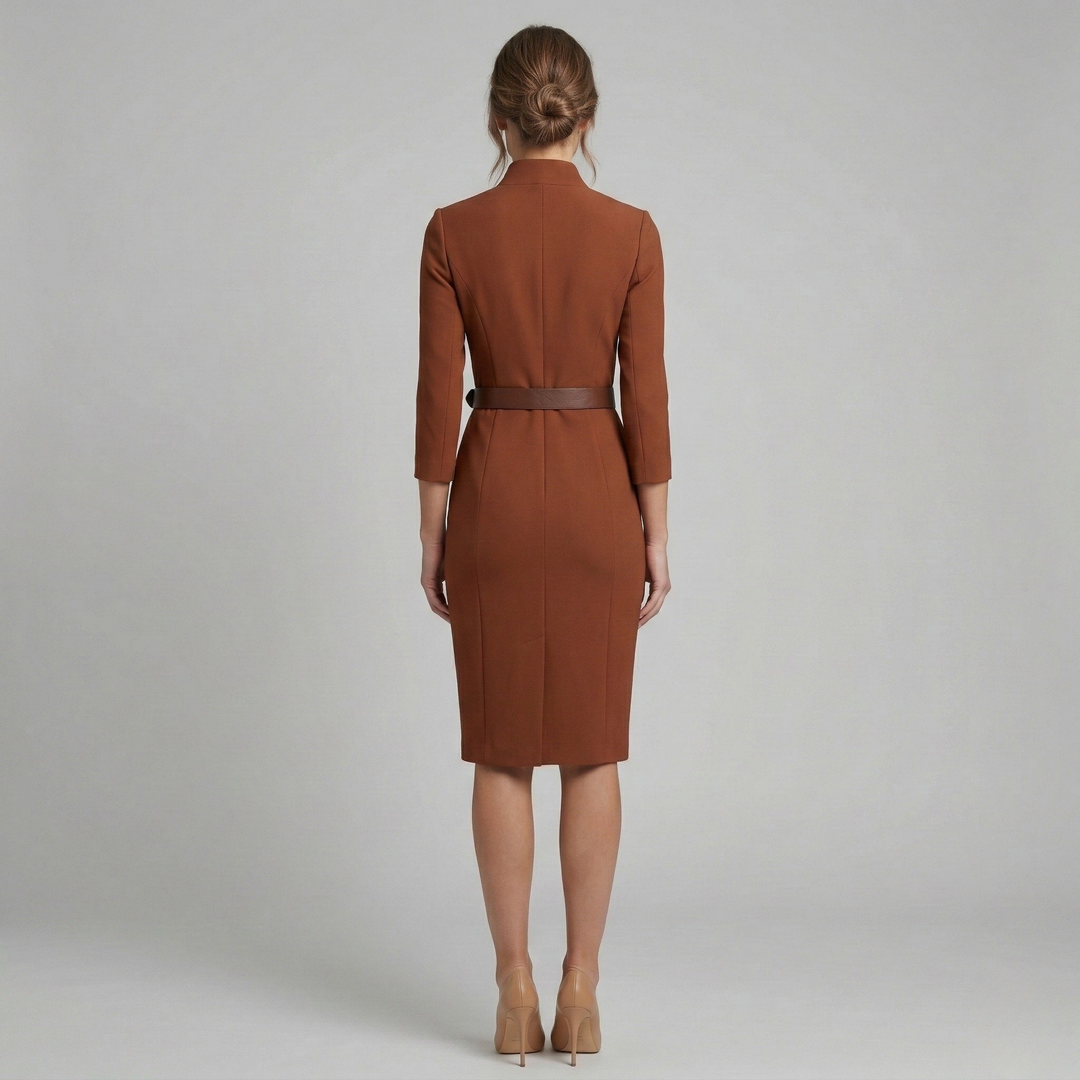 Vivienne | Women’s Blazer Dress featuring a Belted Waist