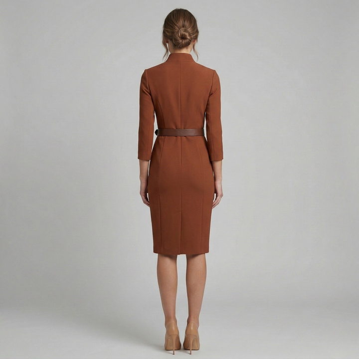 Vivienne | Women’s Blazer Dress featuring a Belted Waist