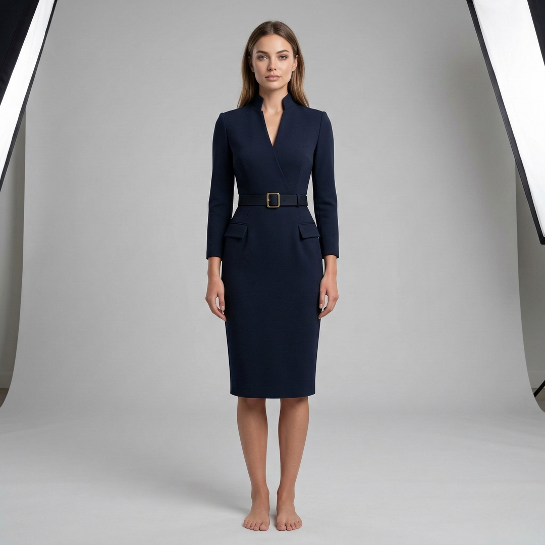 Vivienne | Women’s Blazer Dress featuring a Belted Waist