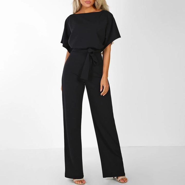 Vivienne | Women's Belted Elegant Jumpsuit for Smart Casual Occasion Wear