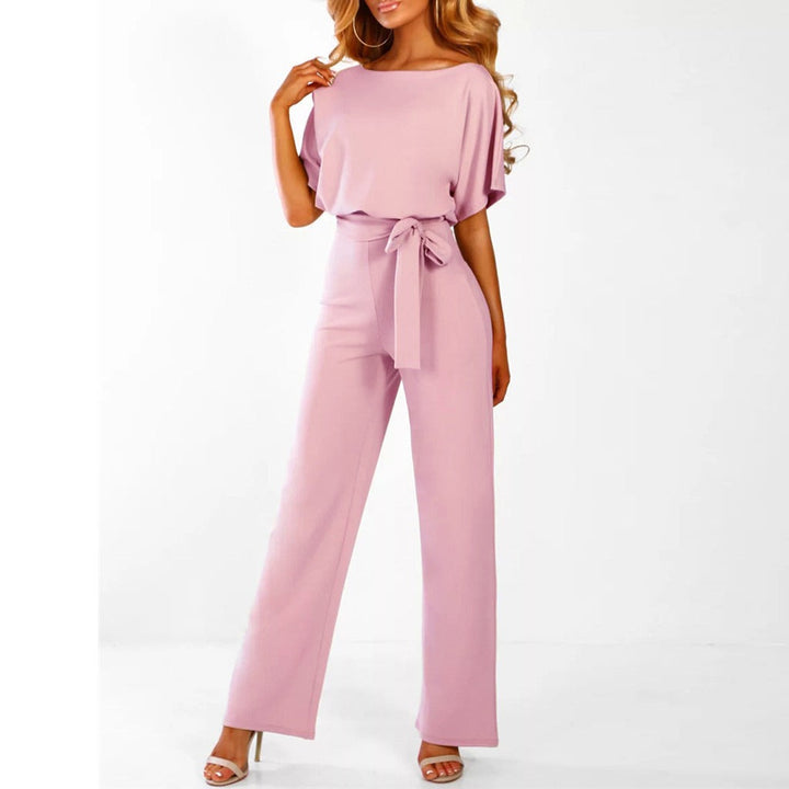 Vivienne | Women's Belted Elegant Jumpsuit for Smart Casual Occasion Wear
