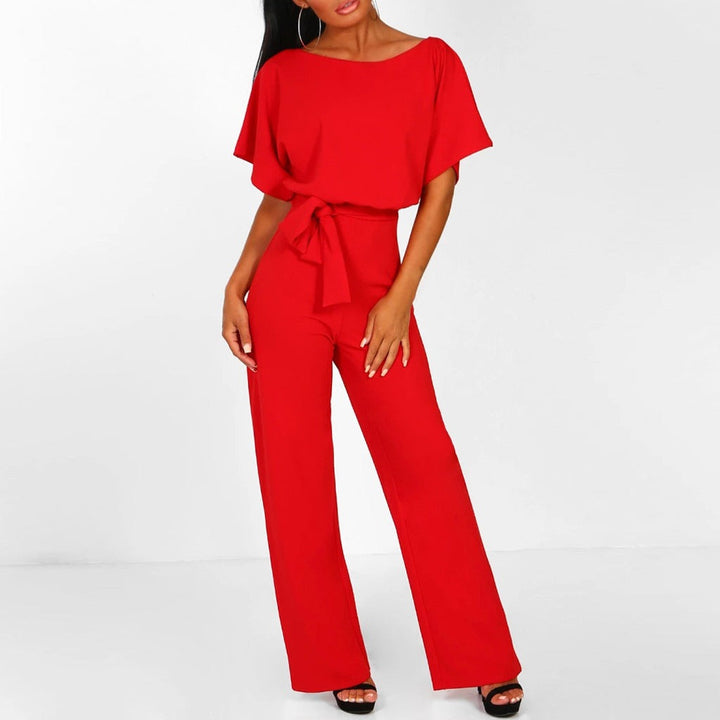 Vivienne | Women's Belted Elegant Jumpsuit for Smart Casual Occasion Wear