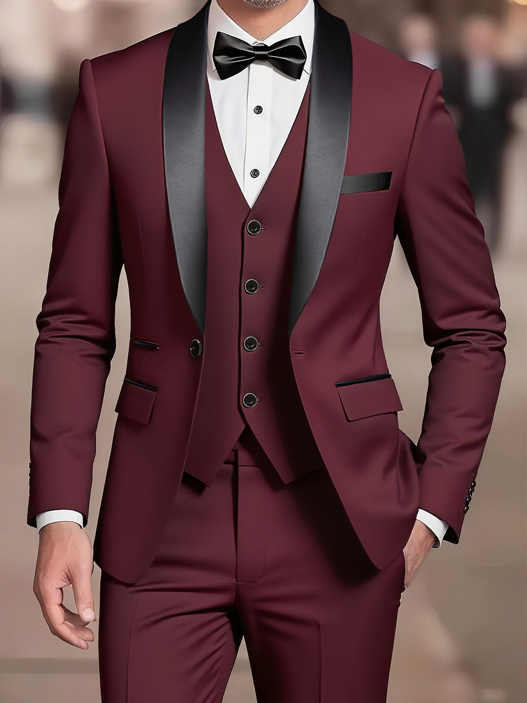 Dominic | Men’s Three Piece Suit designed for Black Tie Events