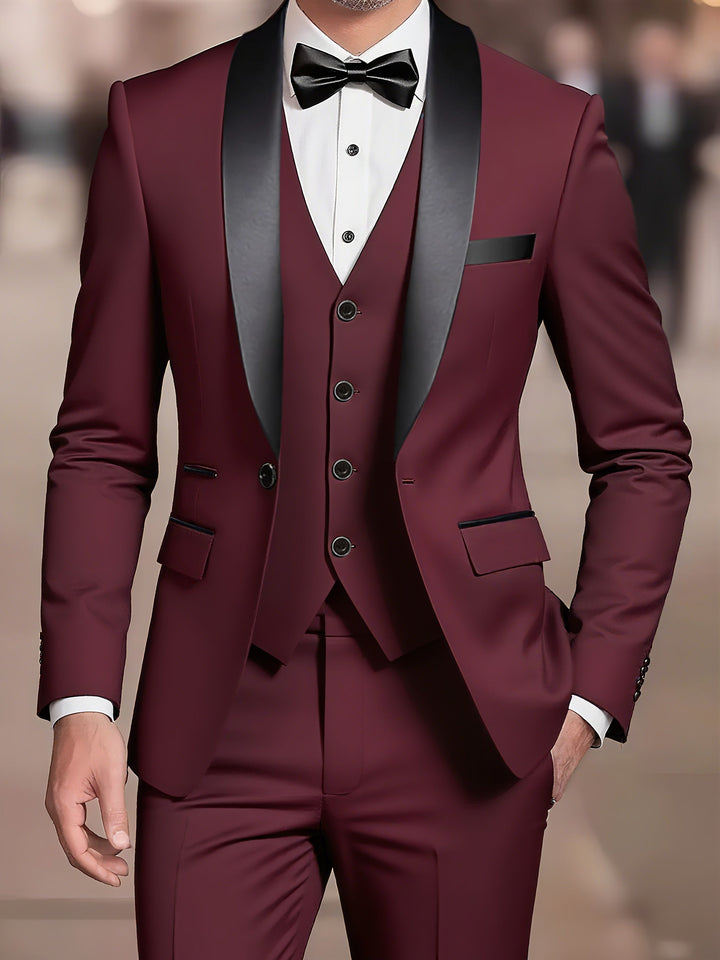 Dominic | Men’s Three Piece Suit designed for Black Tie Events