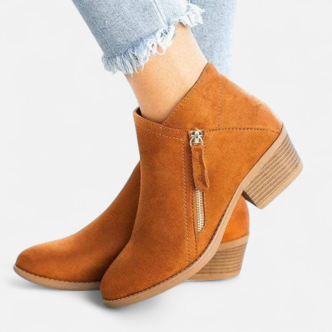 Arielle | Women’s Ankle Boots featuring Side Zip Detail