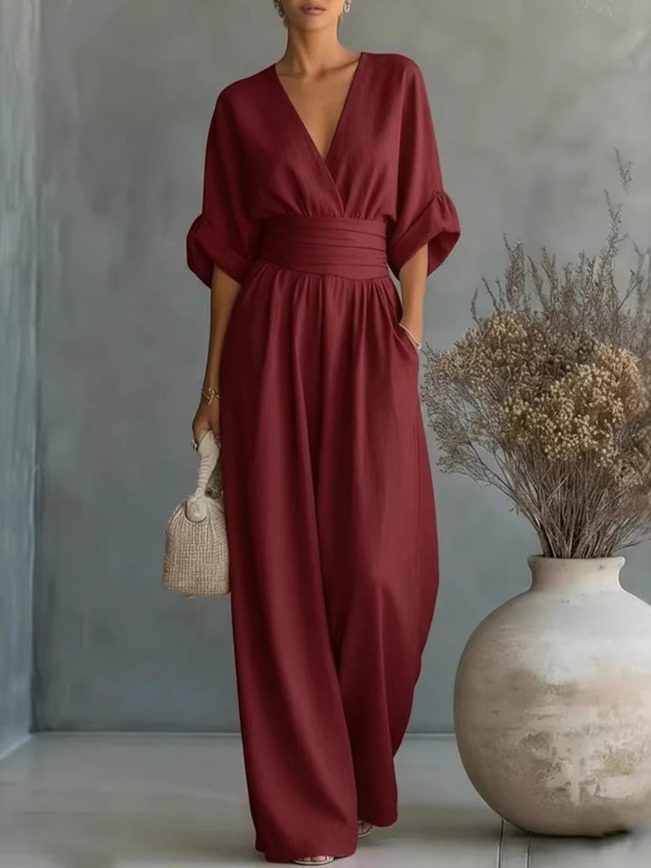 Sienna | Women’s Jumpsuit featuring a Wrap Front
