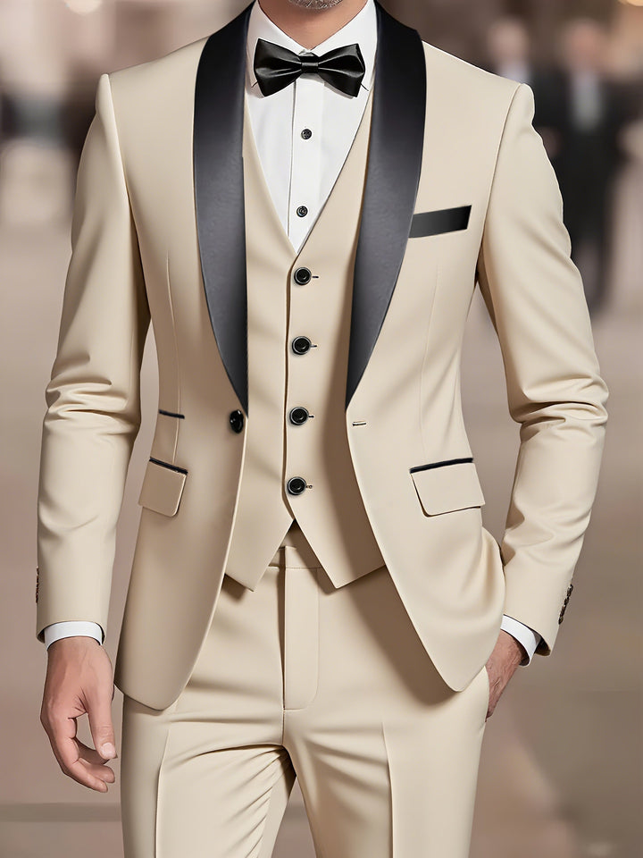 Dominic | Men’s Three Piece Suit designed for Black Tie Events