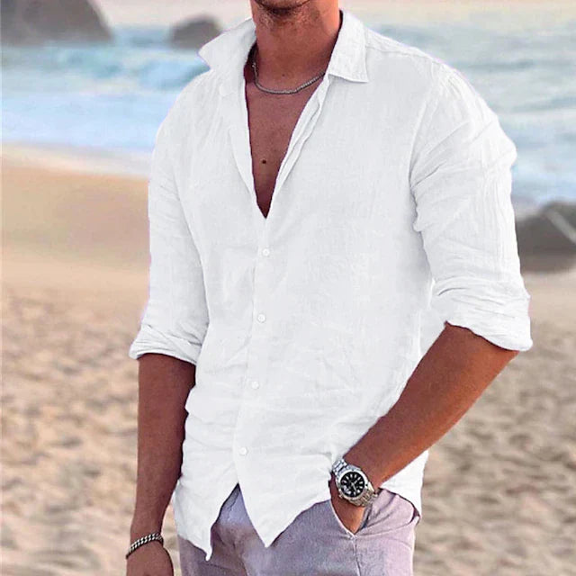 Callen | Men’s Linen Shirt designed for Relaxed Summer Wear
