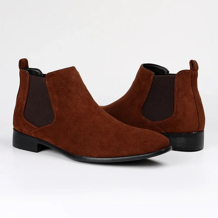 Hugo | Men’s Chelsea Boots in a Soft Suede Finish
