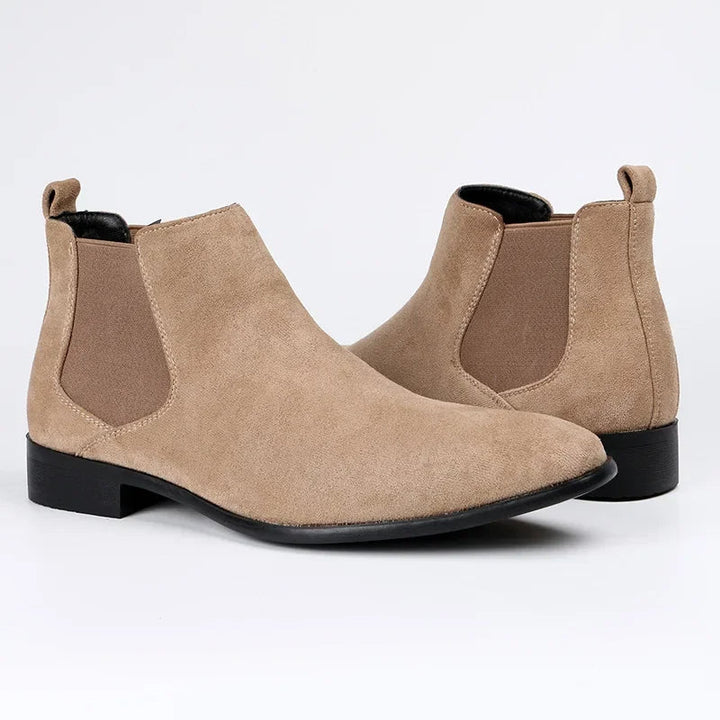 Hugo | Men’s Chelsea Boots in a Soft Suede Finish