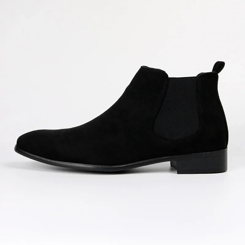 Hugo | Men’s Chelsea Boots in a Soft Suede Finish