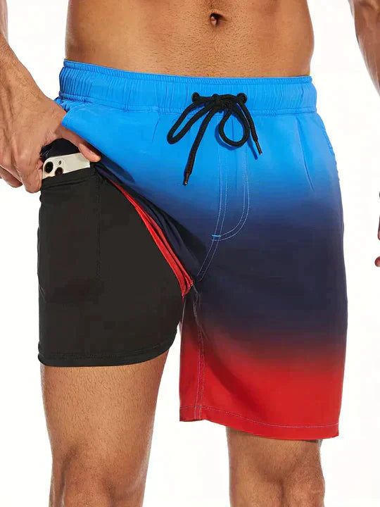 Kai | Men’s Swim Shorts featuring a Tropical Print